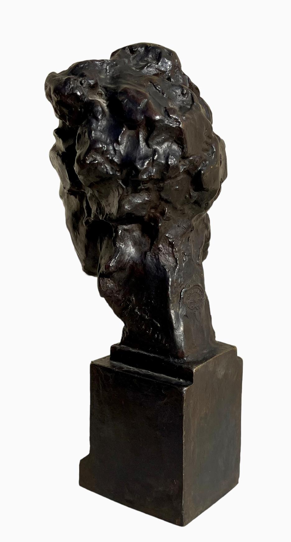19th Century Alfredo Pina - Lost Wax, Bust Of Beethoven For Sale