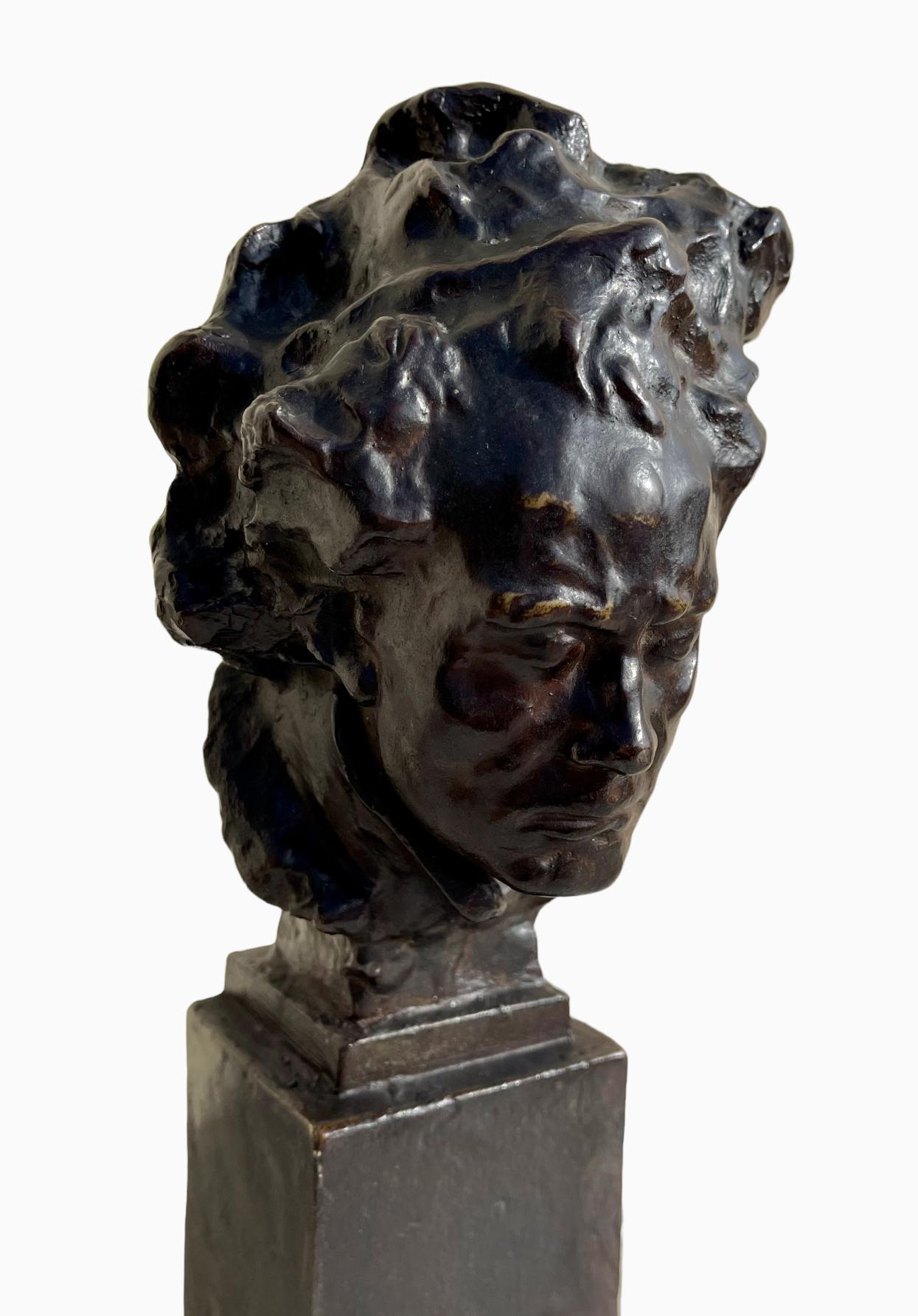 Alfredo Pina - Lost Wax, Bust Of Beethoven For Sale 2
