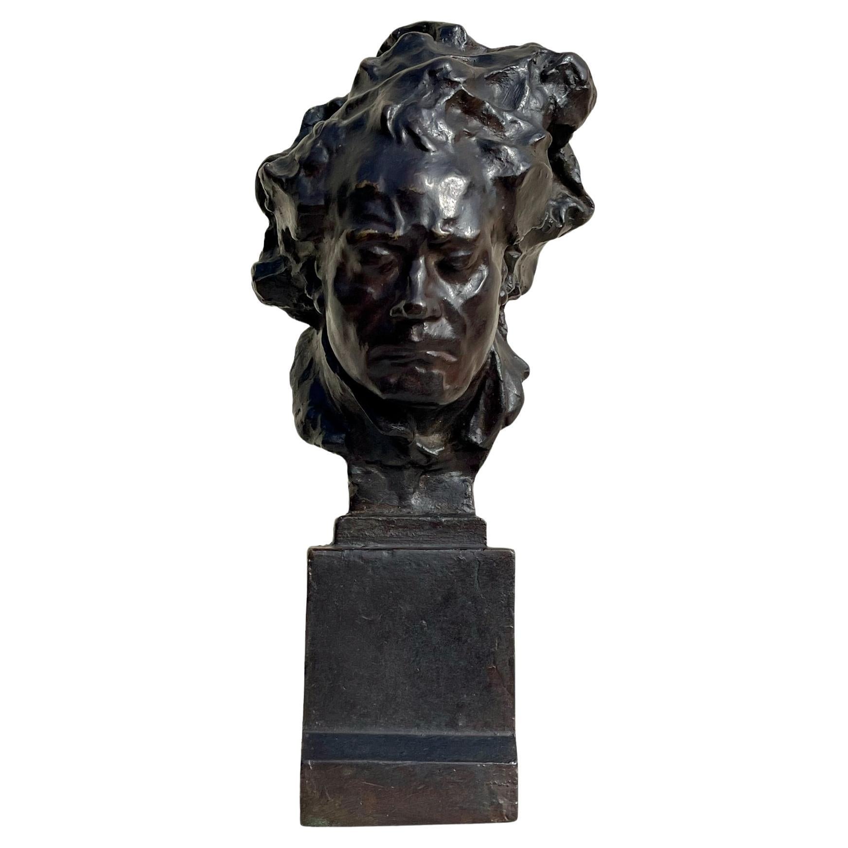 Alfredo Pina - Lost Wax, Bust Of Beethoven For Sale