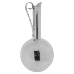 Alfredo Sciarrotta Handmade Modernist Craft Sterling Silver Small Pitcher/ Ewer (petit pichet/ aiguière)