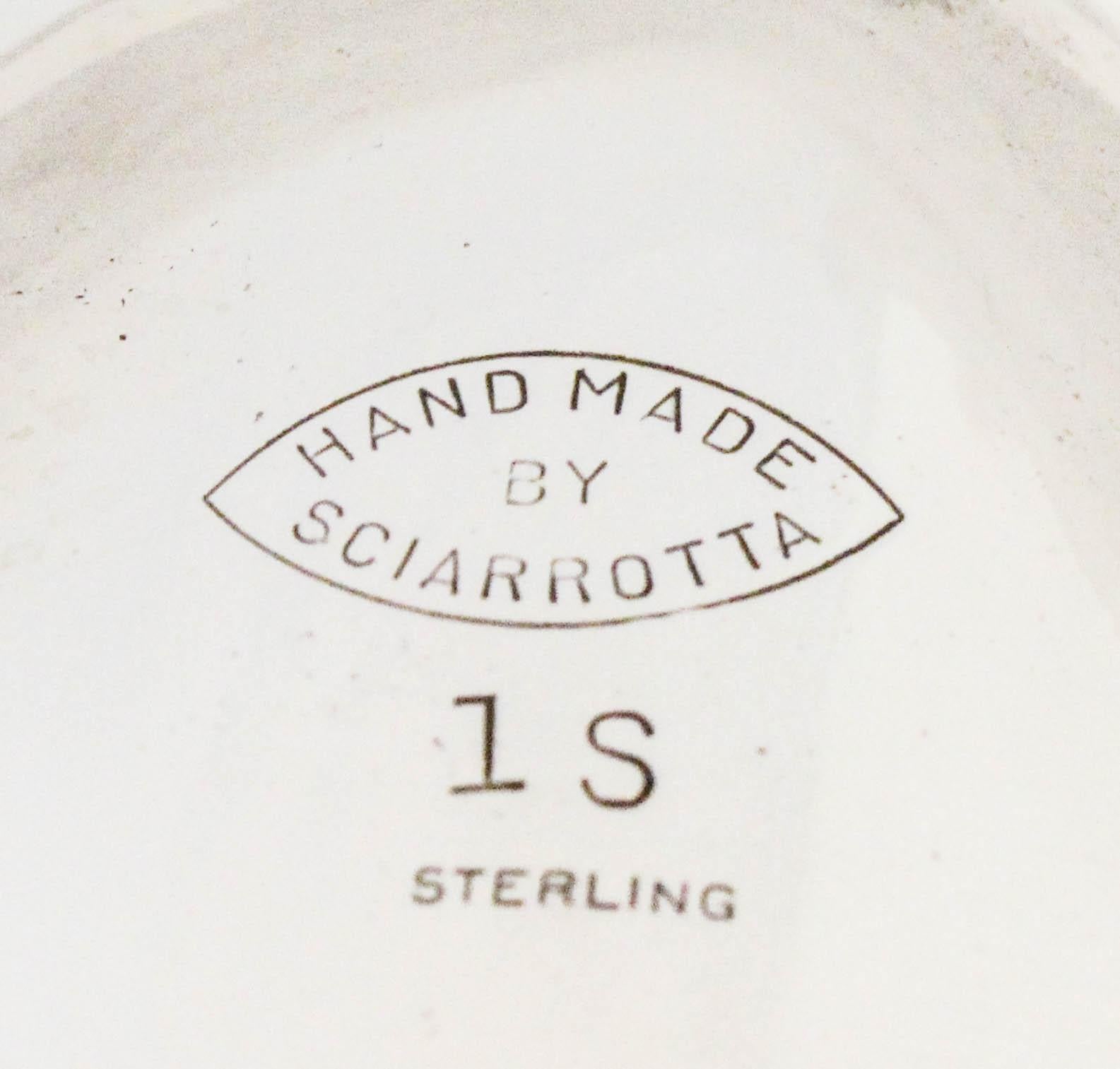 Argento 925 Alfredo Sciarrotta, Piatto ovale in vendita
