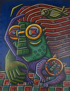 Serigrafia originale firmata su tela in edizione limitata di arte cubana