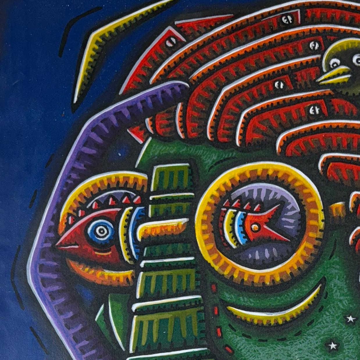 Serigrafía original firmada sobre lienzo edición limitada arte cubano en venta 3