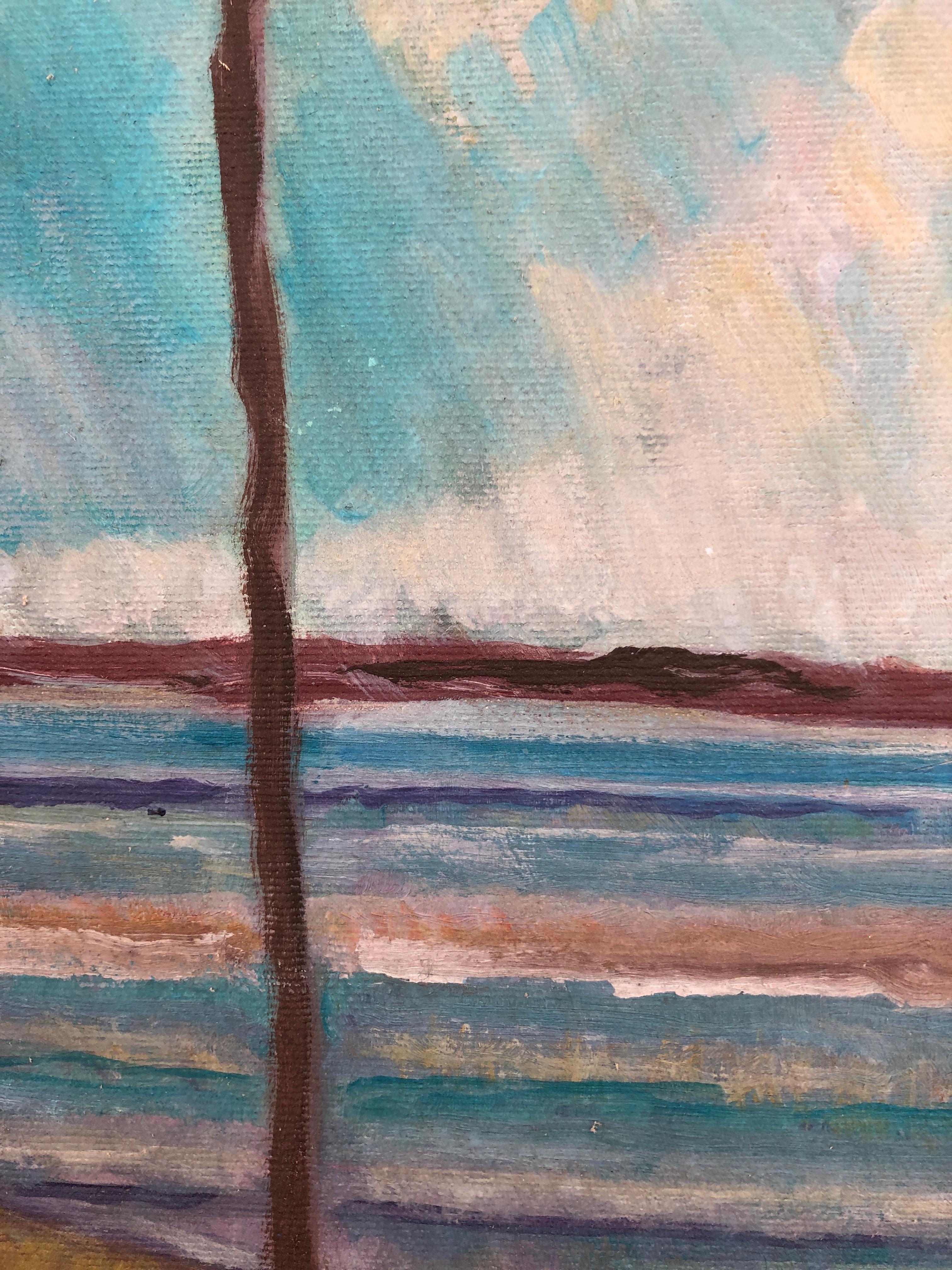 Arbeiten auf Leinwand
Goldener Holzrahmen
66.5 x 56.6 x 3.5 cm