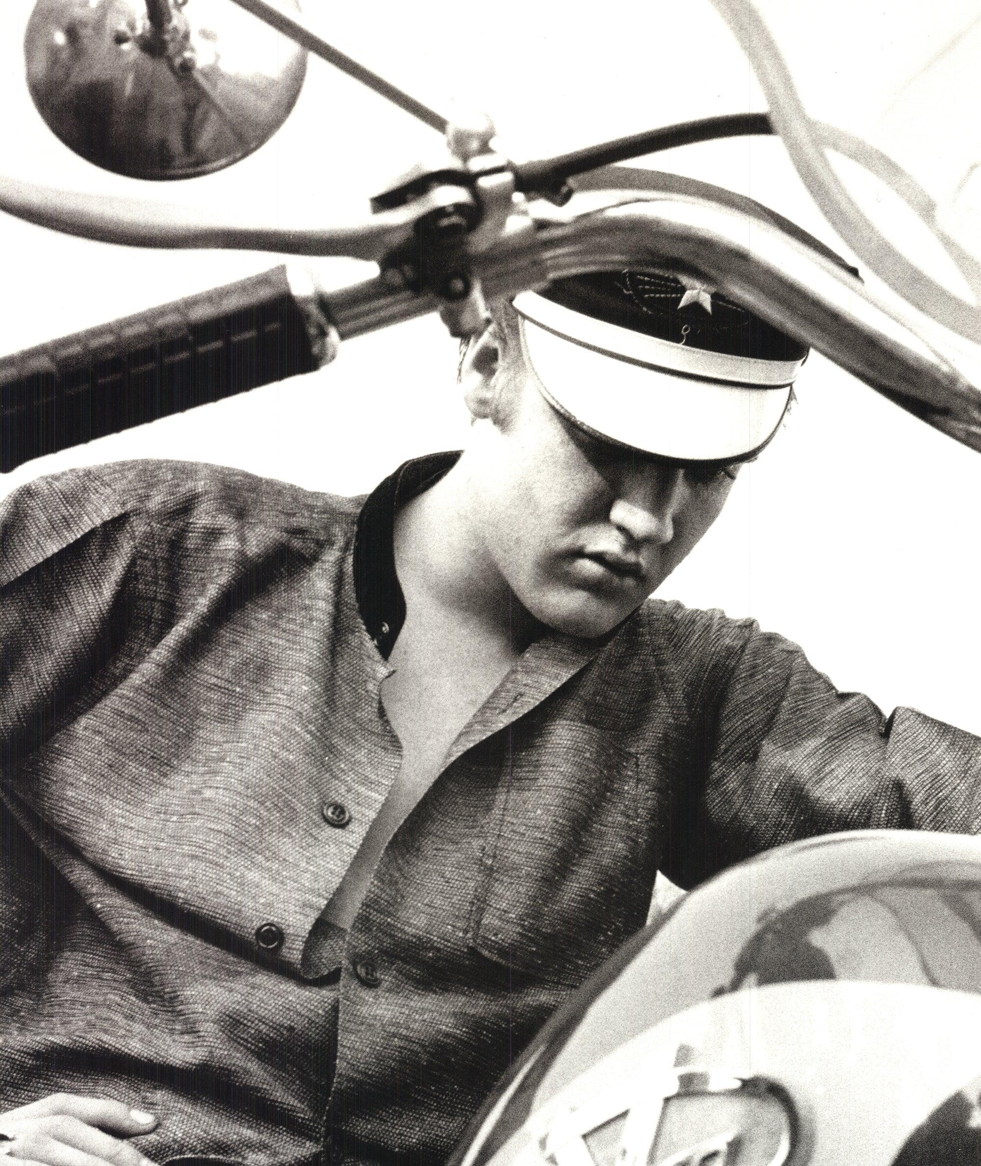 Alfred Wertheimer 'Elvis on His Harley' 1995- Offset Lithograph For Sale 2