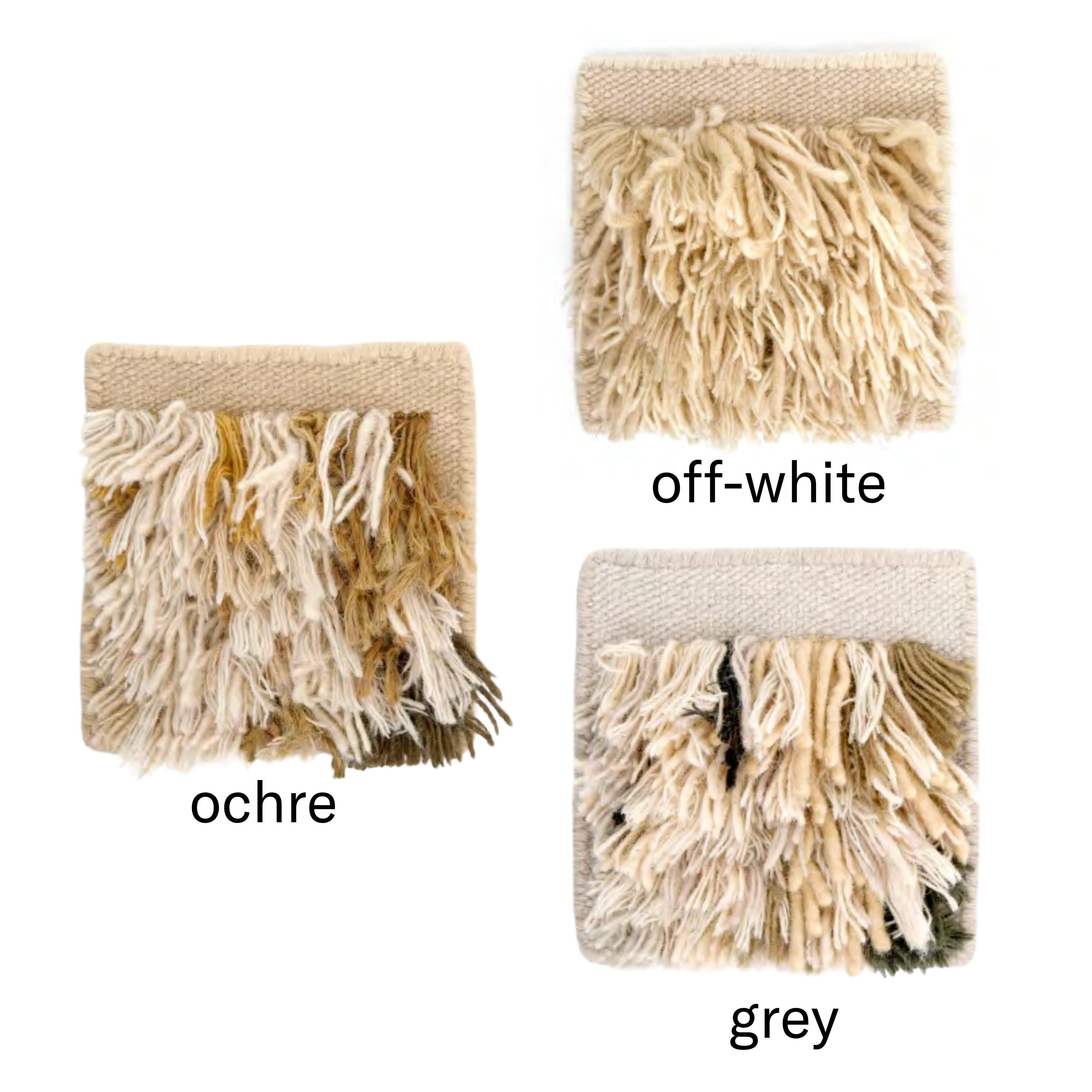 XXI secolo e contemporaneo Tappeto Shag 'Alga' Nature Off-White di Nanimarquina in vendita