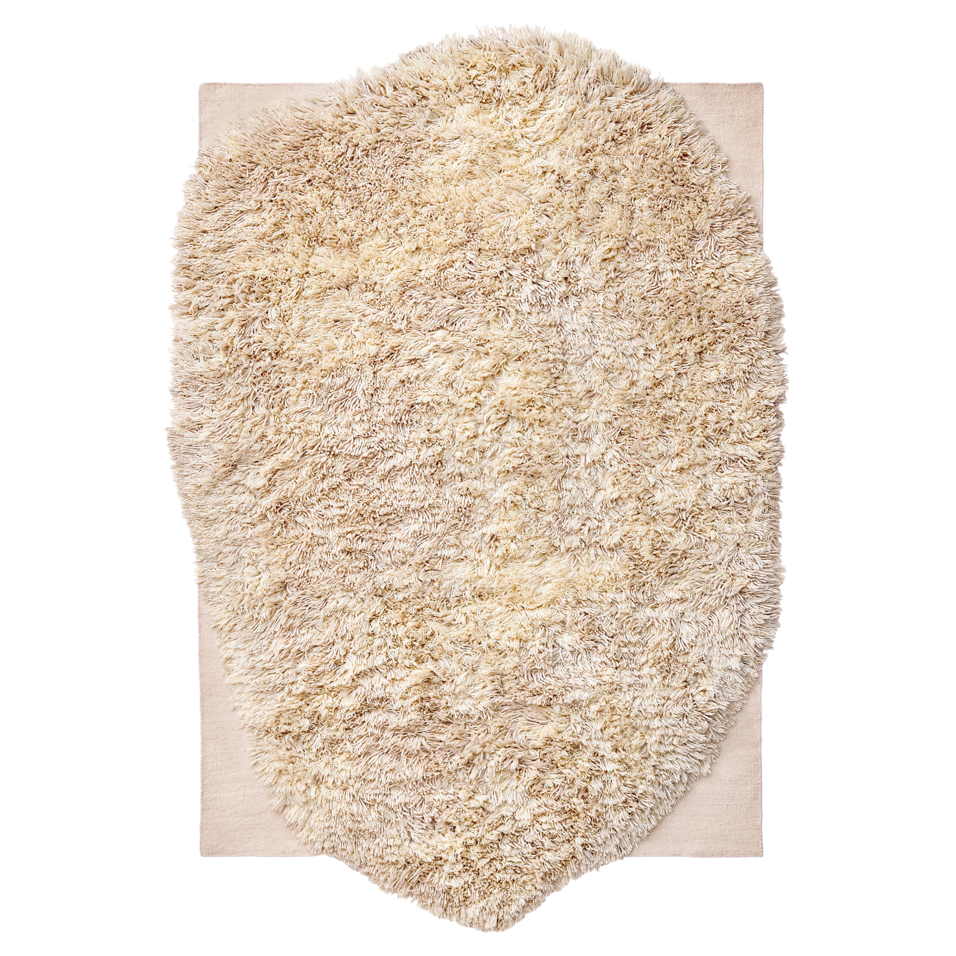 Tappeto Shag 'Alga' Nature Off-White di Nanimarquina