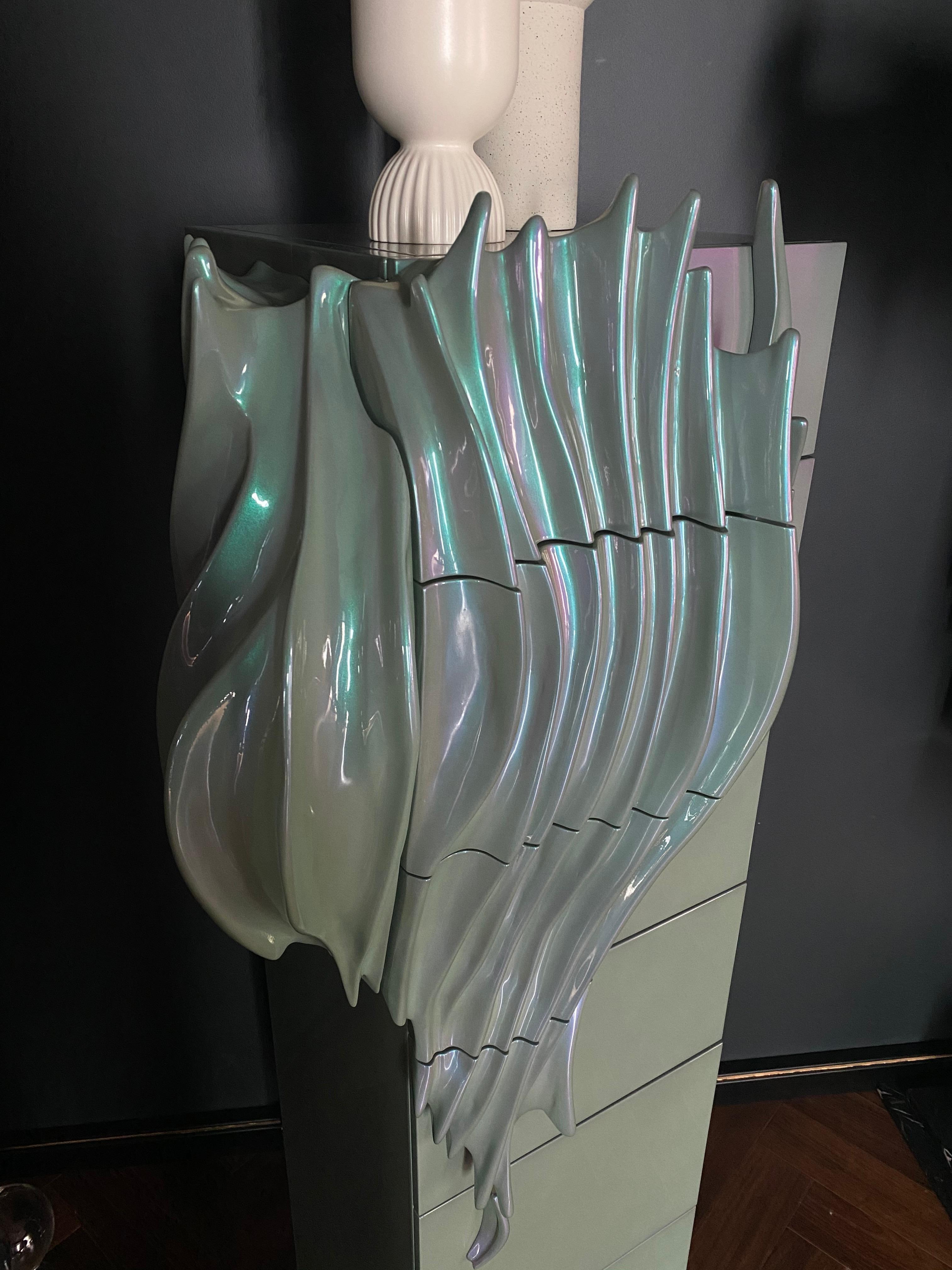 Armoire à tiroirs « Algae » en édition limitée d'Egli Design en vente 2