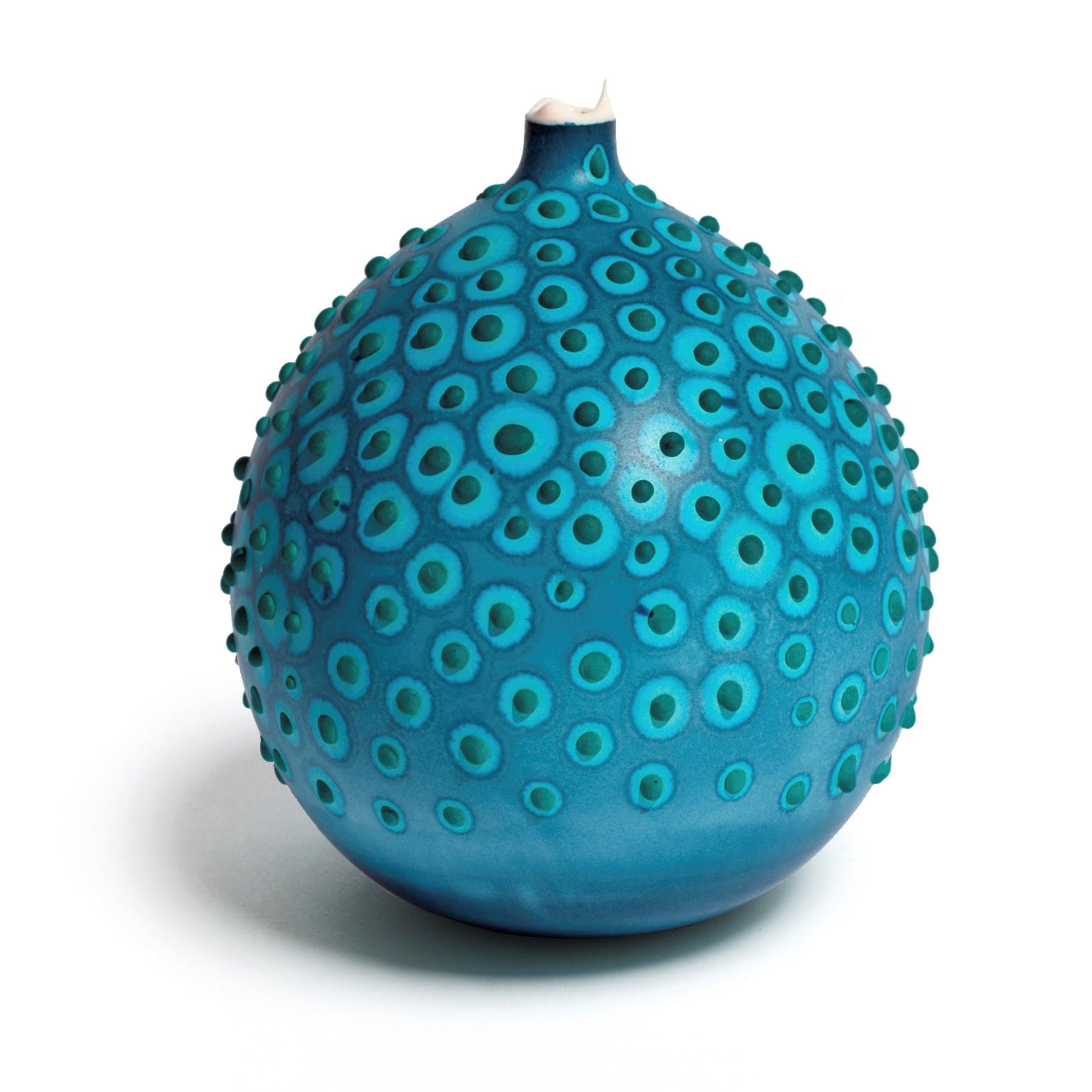 Post-Modern Algae Petri Vase by Elyse Graham For Sale