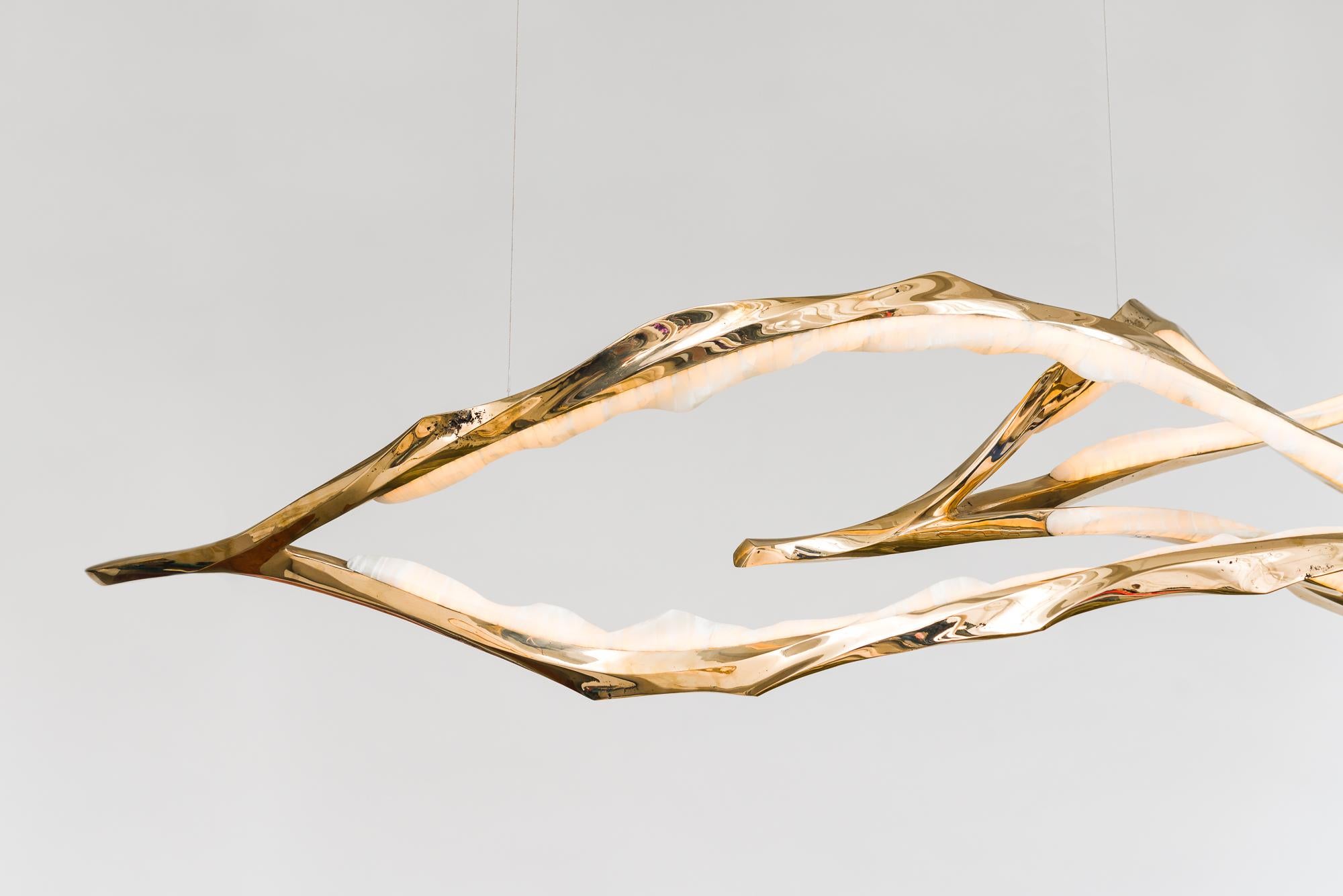 Contemporary Algae Series Light Sculpture I For Sale