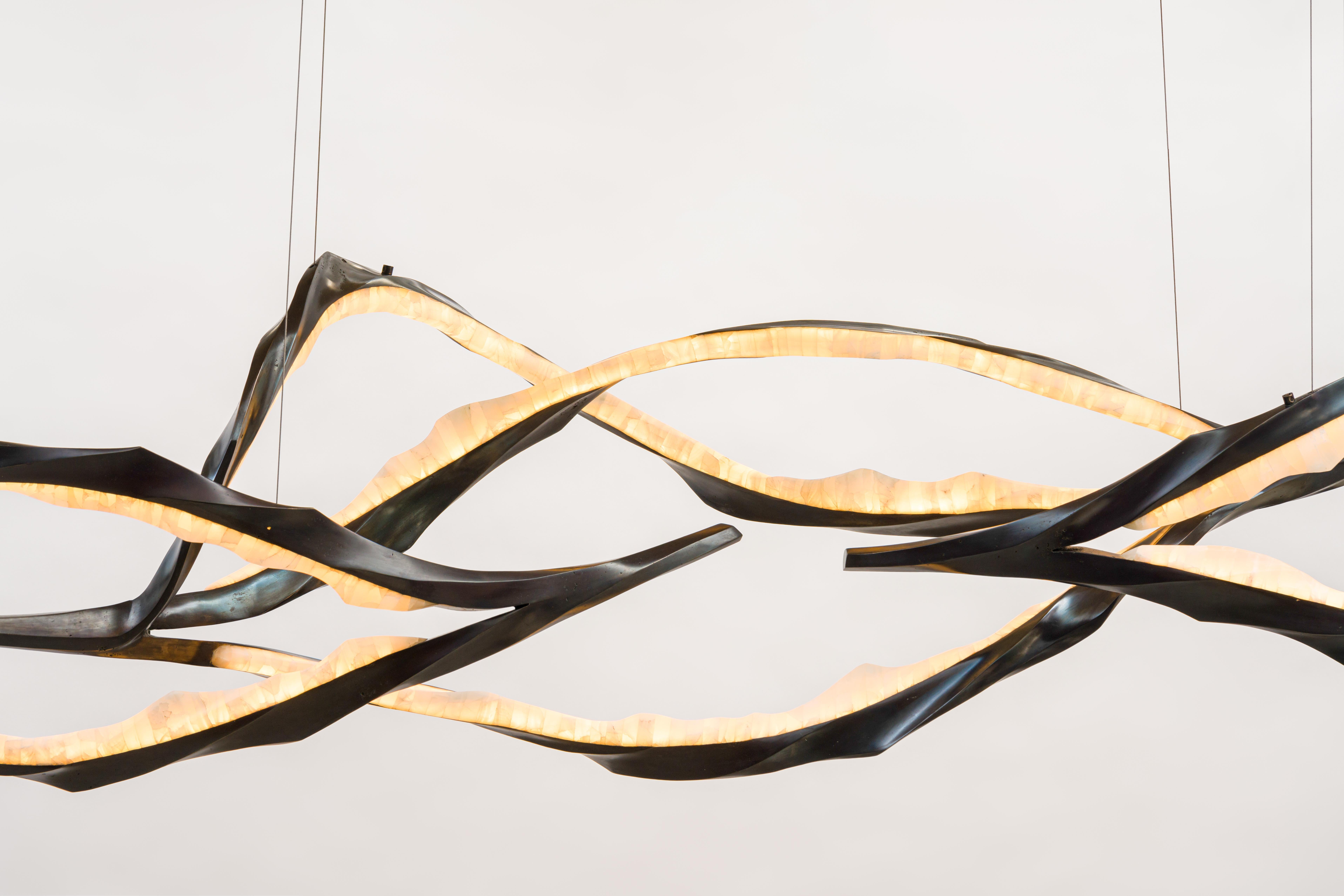 German Algae Series Light Sculpture II For Sale