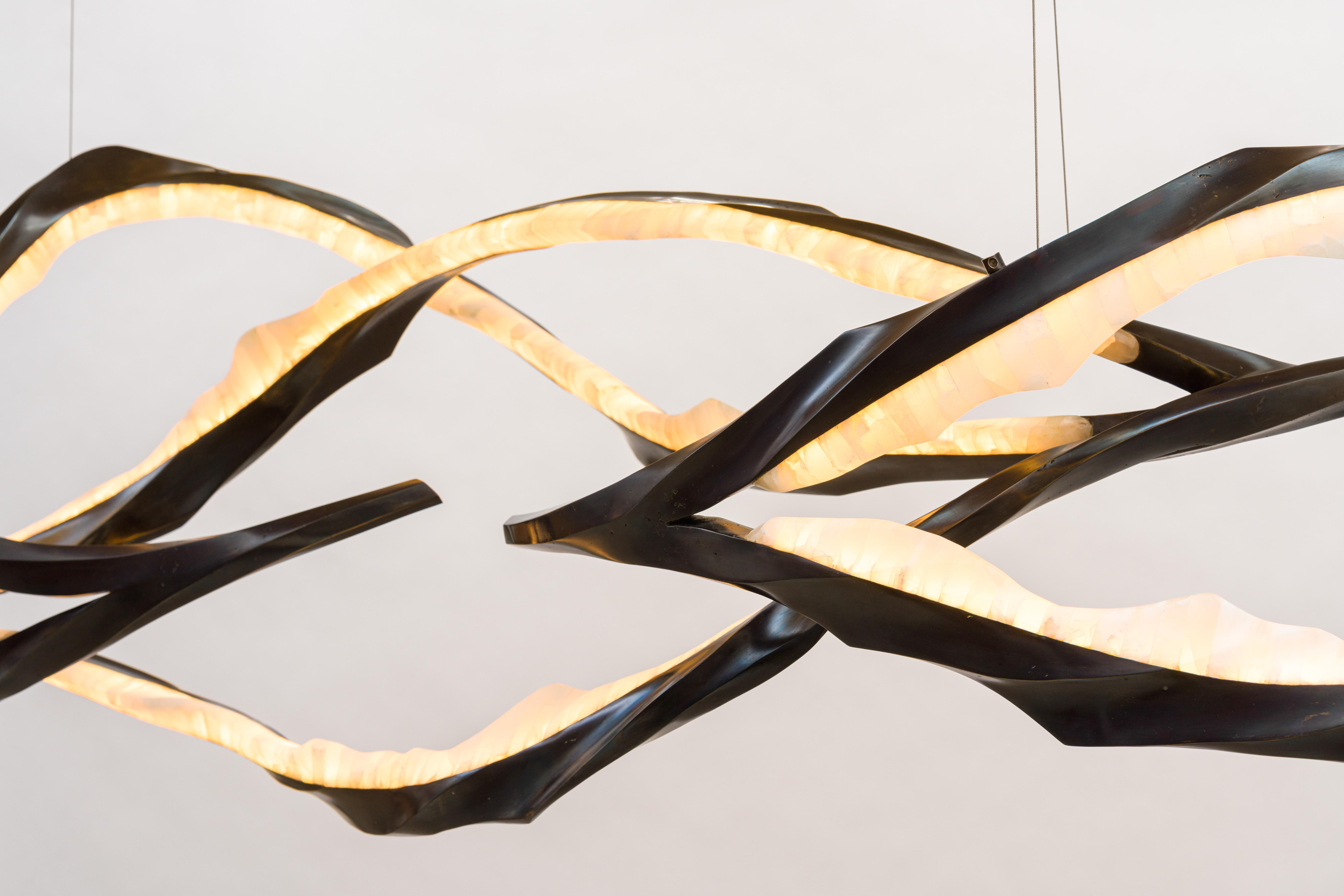 Contemporary Algae Series Light Sculpture II For Sale