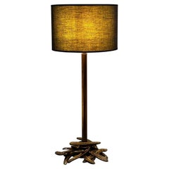 Lampe de table Algarobba  - Lampe à poser en laiton