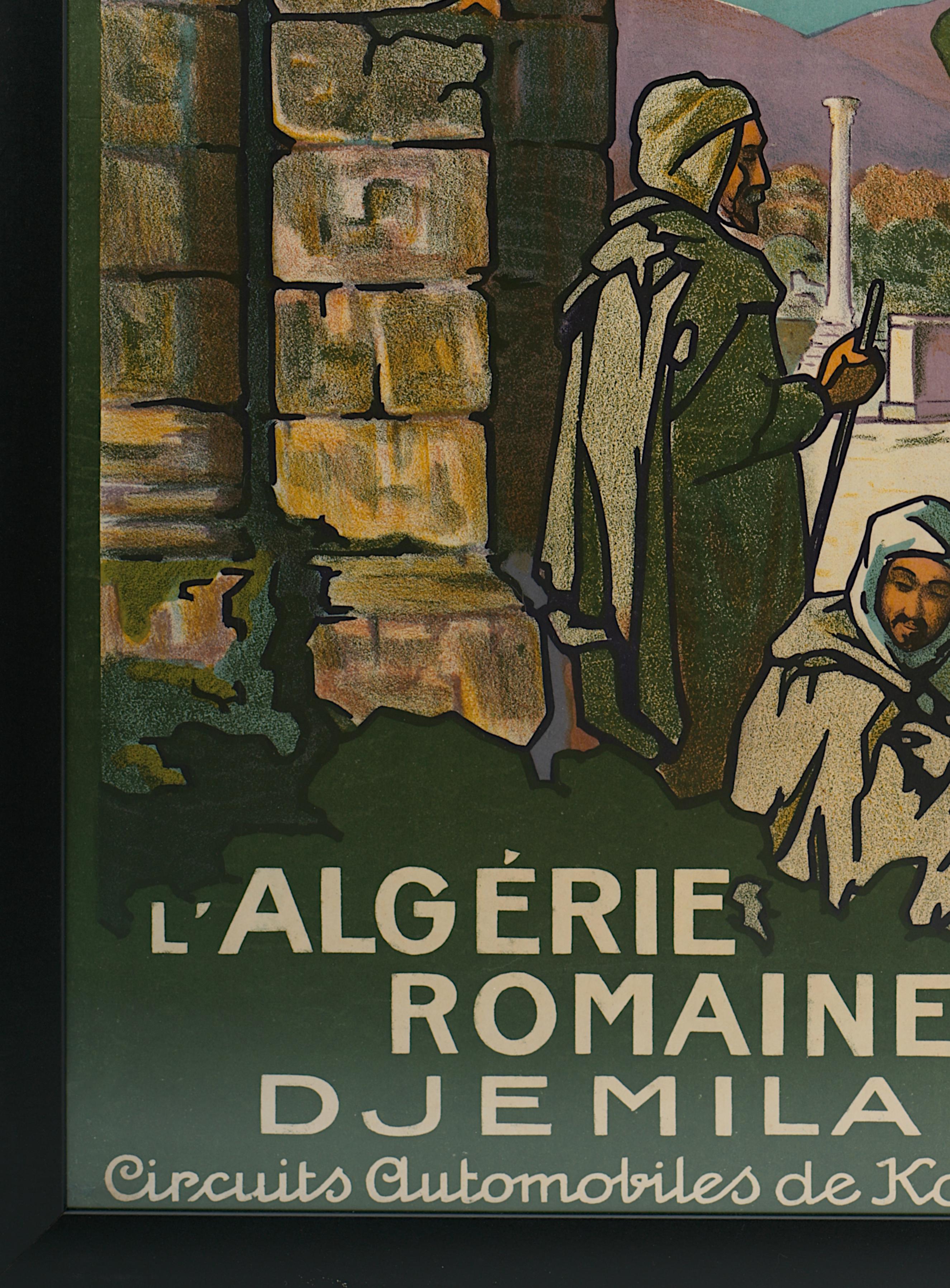 Début du 20ème siècle Algerian Railways Poster by Jos-Henri Ponchin 1925 en vente