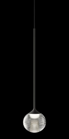 Algorithm One Led Pendant Light in Charcoal Gray by Toan Nguyen