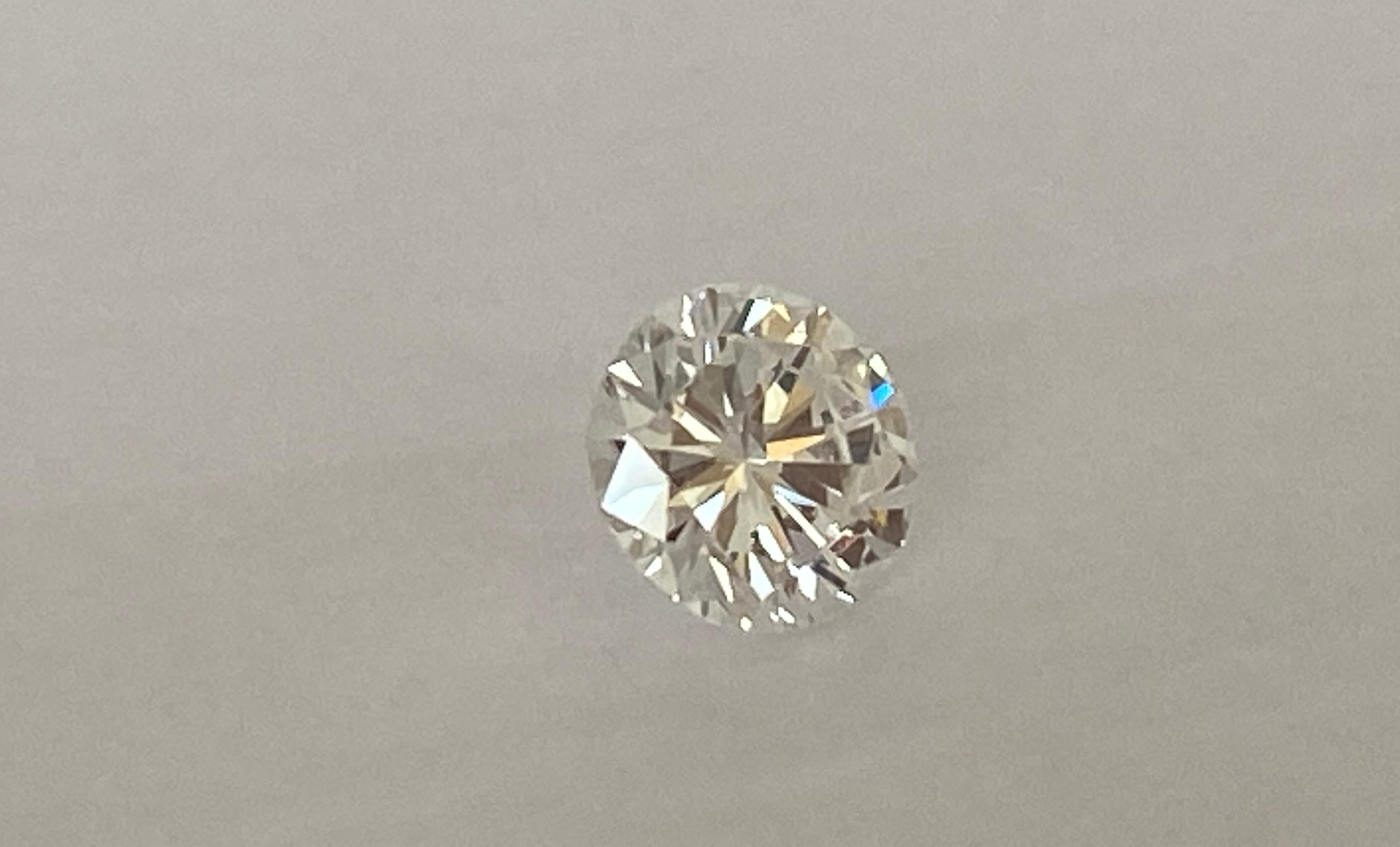 Diamant certifié ALGT de 0,63 carat en vente 2