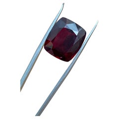 ALGT Certified 10.25 Carat Natural Tourmaline Deep/Dark Purplish Red Rubellite