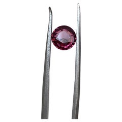 ALGT Certified 1.14 carat oval mixed cut Vivid/Deep Pink Spinel