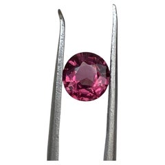 Certificato ALGT 1,43 carati di Spinello ovale taglio misto rosa intenso