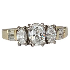 ALGT Certified 18 karat Diamond Engagement Ring