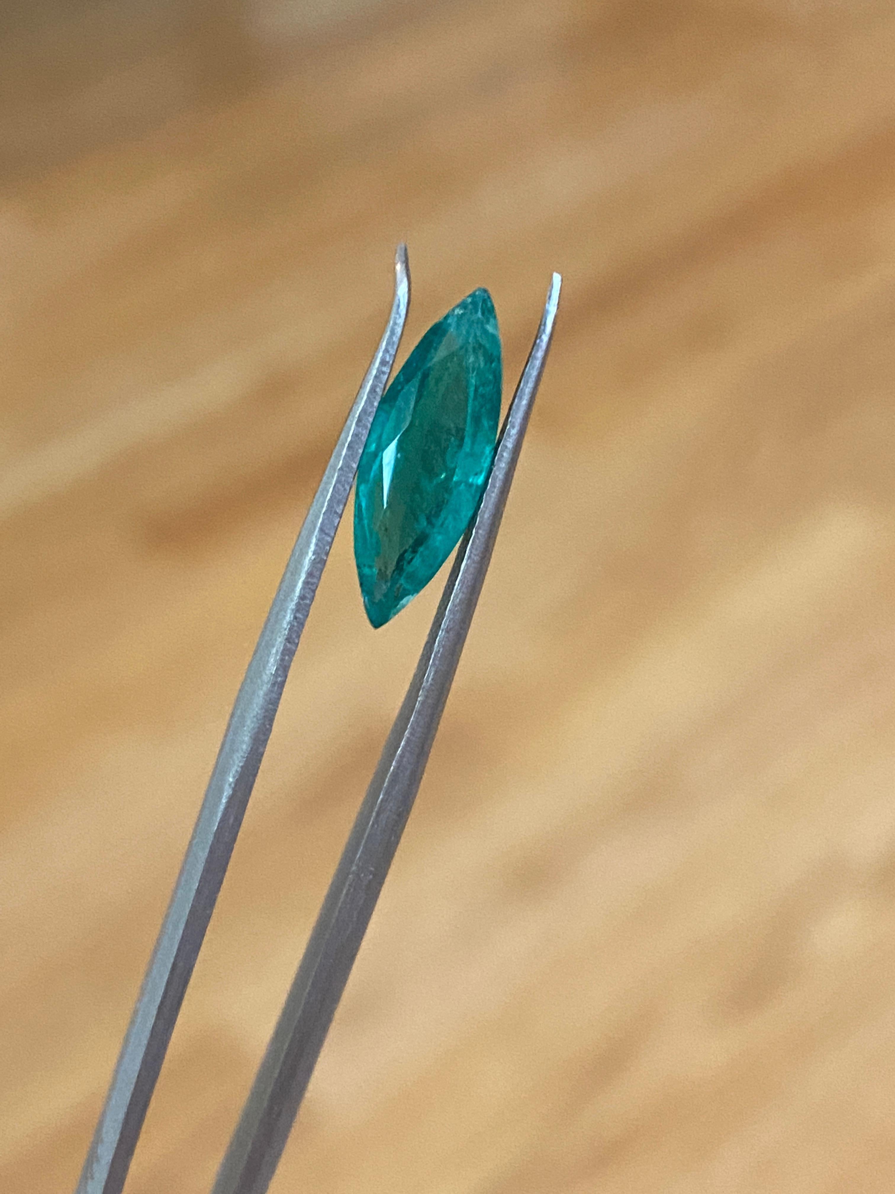 Arts and Crafts Pietra di smeraldo intensa e vivida del Brasile certificata ALGT da 2,00 carati naturali in vendita