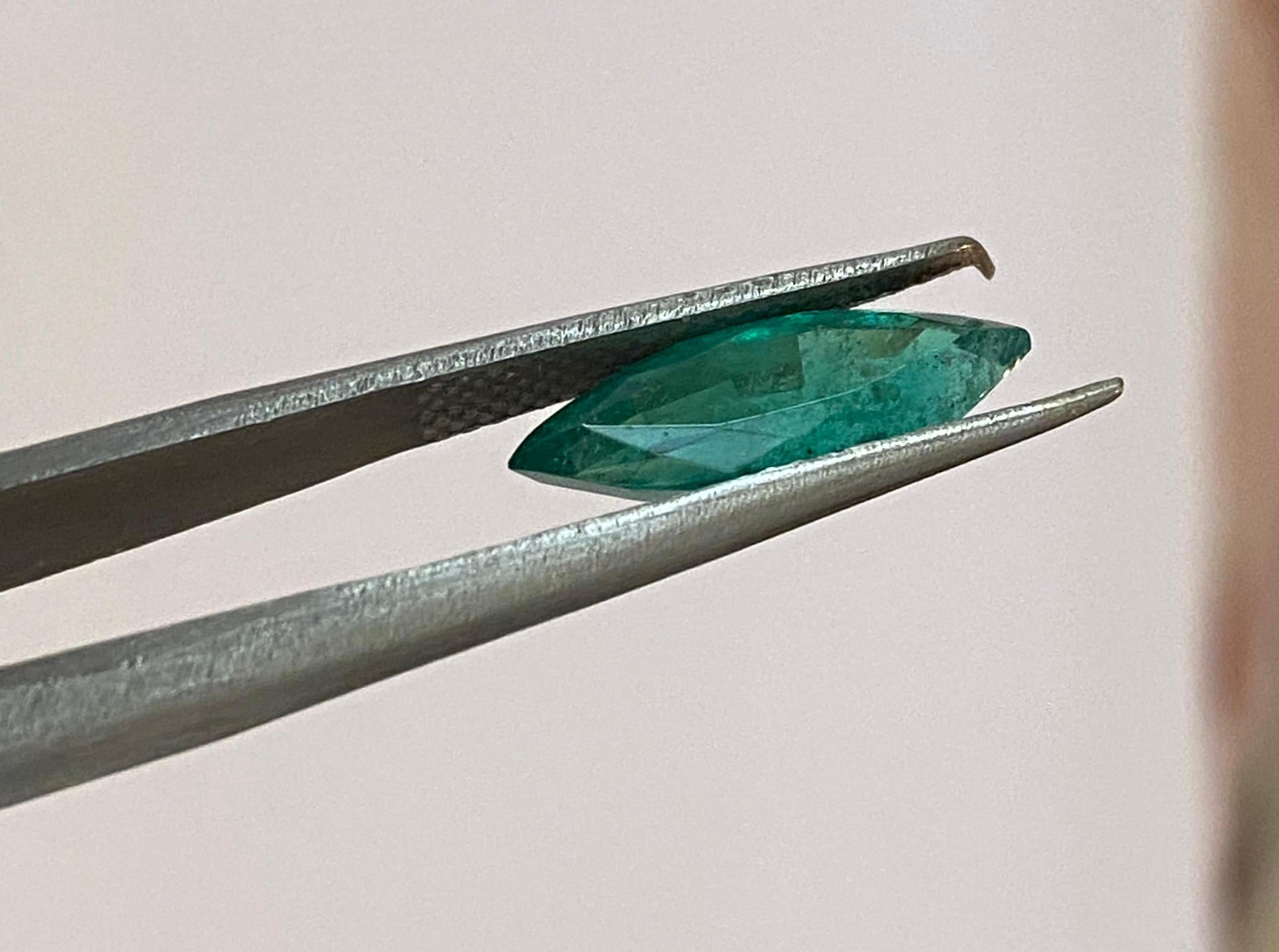 Pietra di smeraldo intensa e vivida del Brasile certificata ALGT da 2,00 carati naturali In condizioni buone in vendita a AMSTERDAM, NL