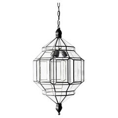 Alhambra 2C Clear Glass with Black Satin, Granada Collection