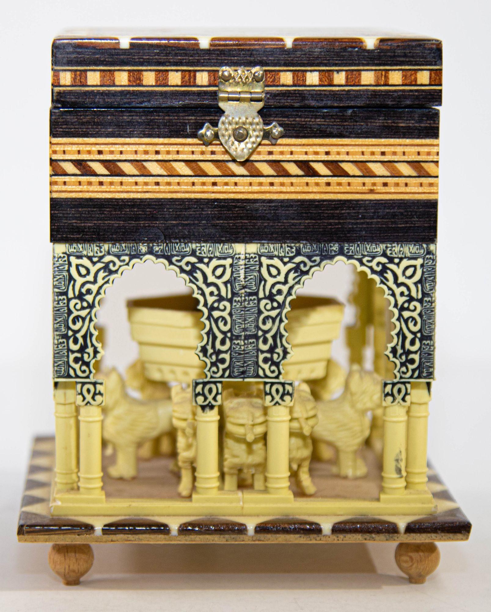 Alhambra Handmade Music Box by Miguel Laguna Granada Spain 3