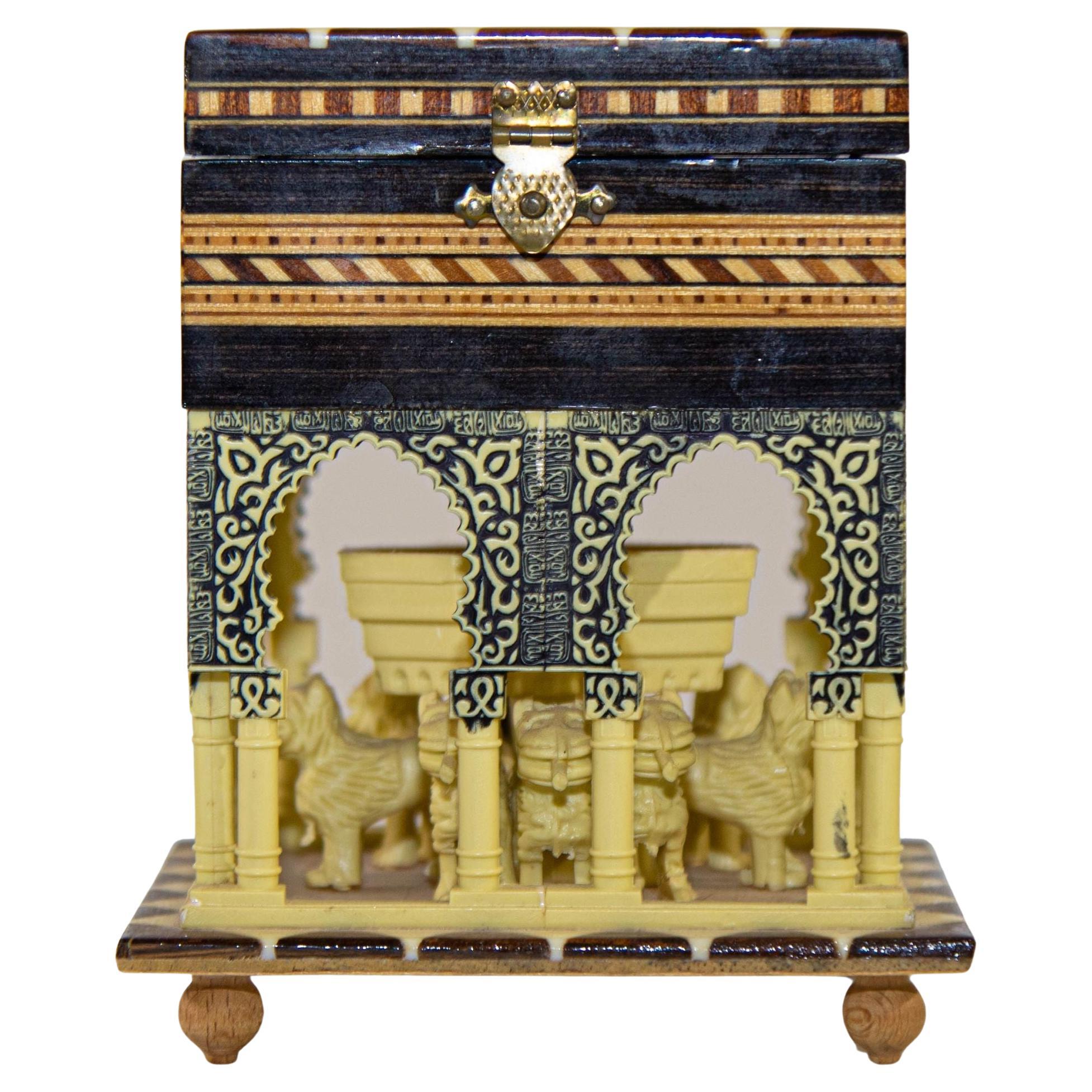Alhambra Handmade Music Box by Miguel Laguna Granada Spain