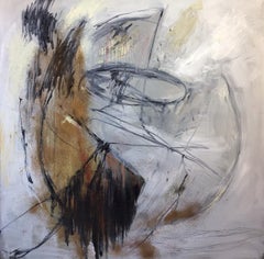 Cerchio spezzato, dipinto olio su tela di Madeleine Strindberg
