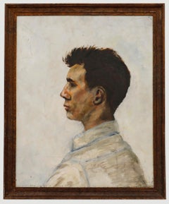 F. M. Tayler - 20th Century Oil, Man in Profile