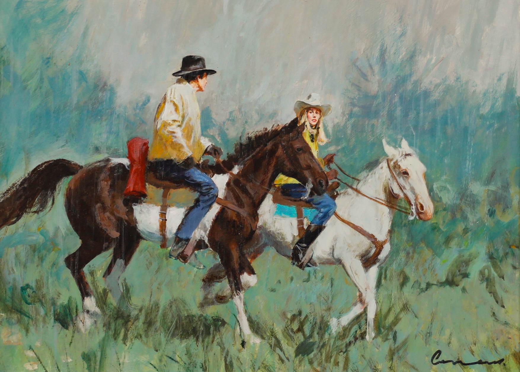 Fred Laurent (1922-1995) - 1884 Acrilico, Palomino - Painting di  Ali Alışır