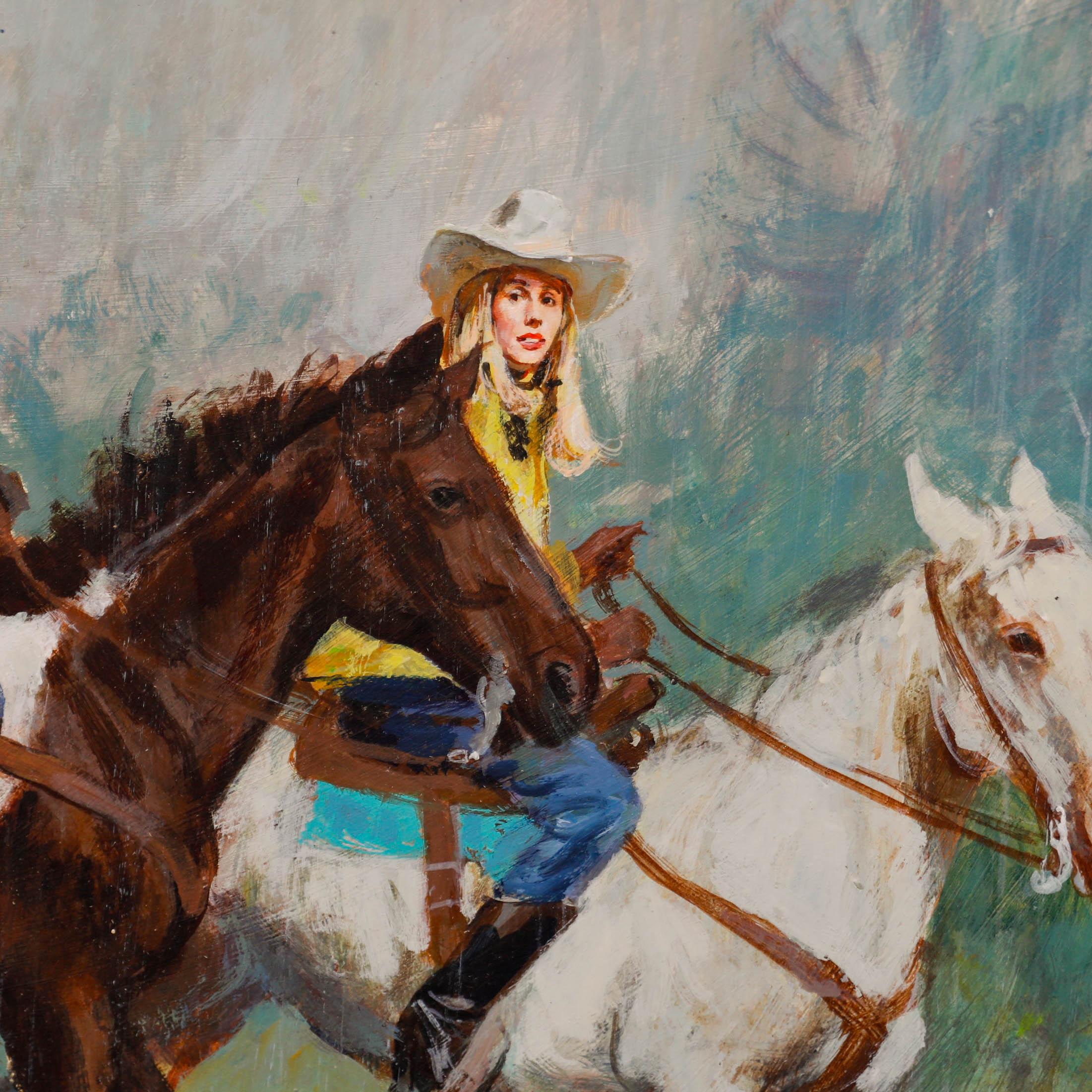 Fred Laurent (1922-1995) - 1884 Acrilico, Palomino 1