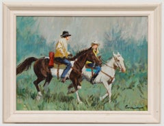 Fred Laurent (1922-1995) - 1884 Acrilico, Palomino