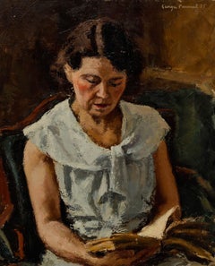 Georges Pacouil (1903-1996) - Ölgemälde, Gedicht, Mitte des 20. Jahrhunderts