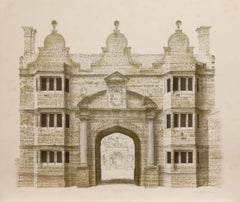 David Gentleman (b.1930) - 20th Century Lithograph, Stanway Gatehouse