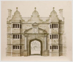 David Gentleman (b.1930) - 20th Century Lithograph, Stanway Gatehouse