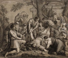 François  Aliamet dopo Le Sueur - Incisione del 1773, Martirio di Stephens