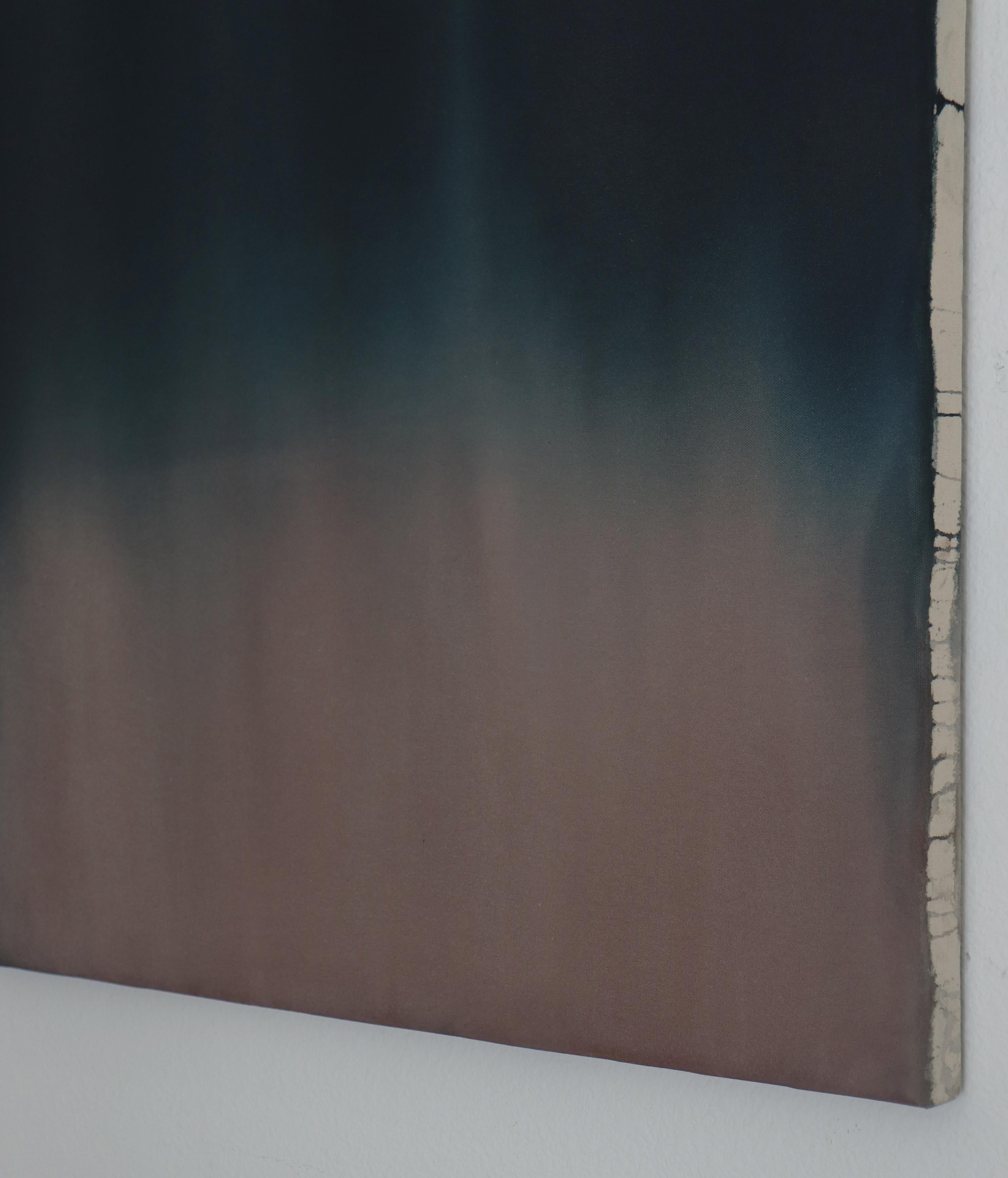 « Im Alot Like You Were »  Acrylique sur toile brute, encadrée - Abstrait Painting par Ali Enache