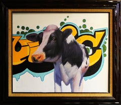 "Vaca", Pittura a olio