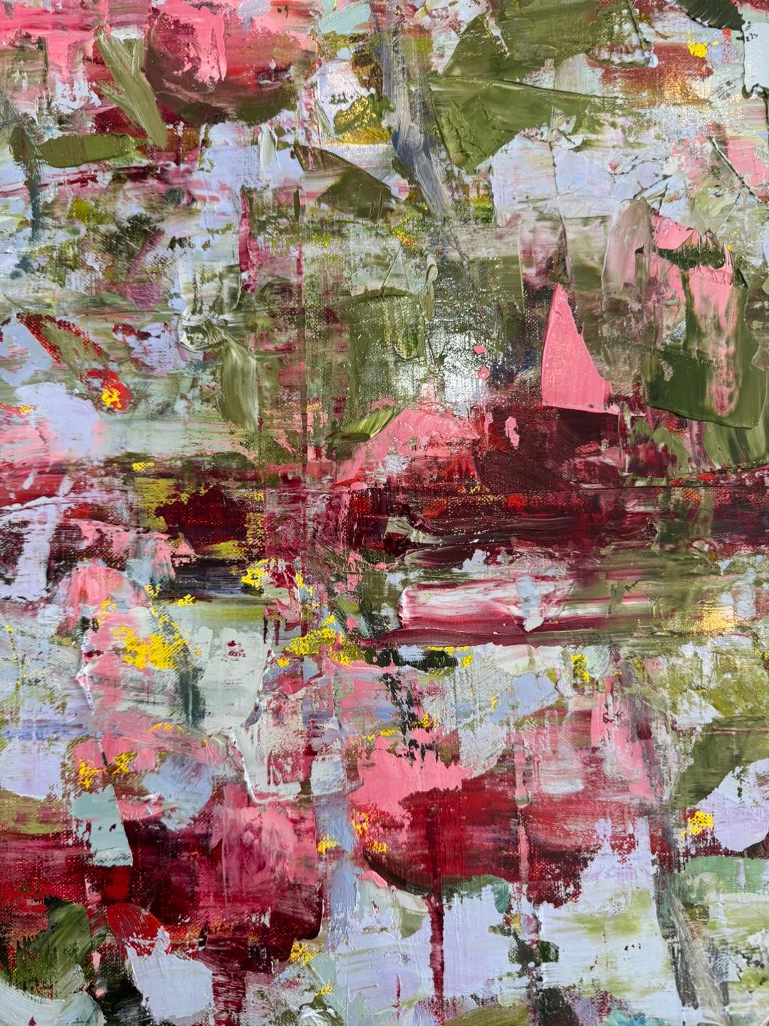 Manzana en flor - Painting Impresionista de Ali Hasmut