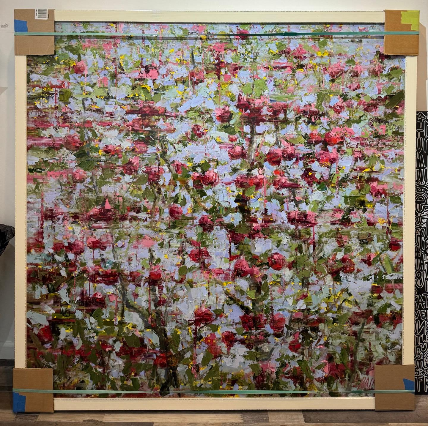 Ali Hasmut Landscape Painting - Apples Flowering