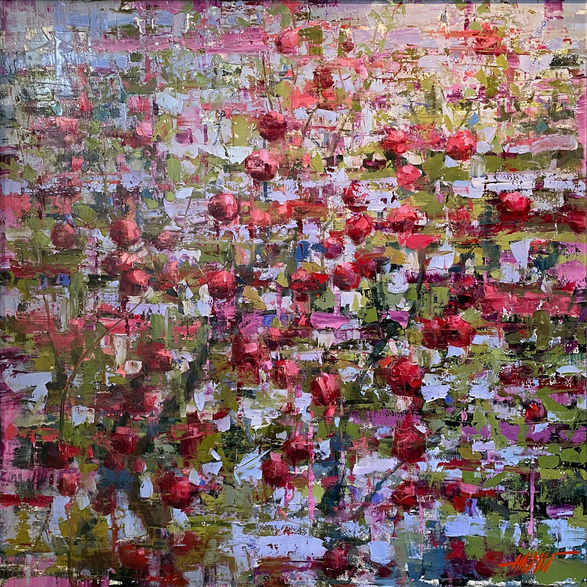 Ali Hasmut Landscape Painting - Cherry Blossom