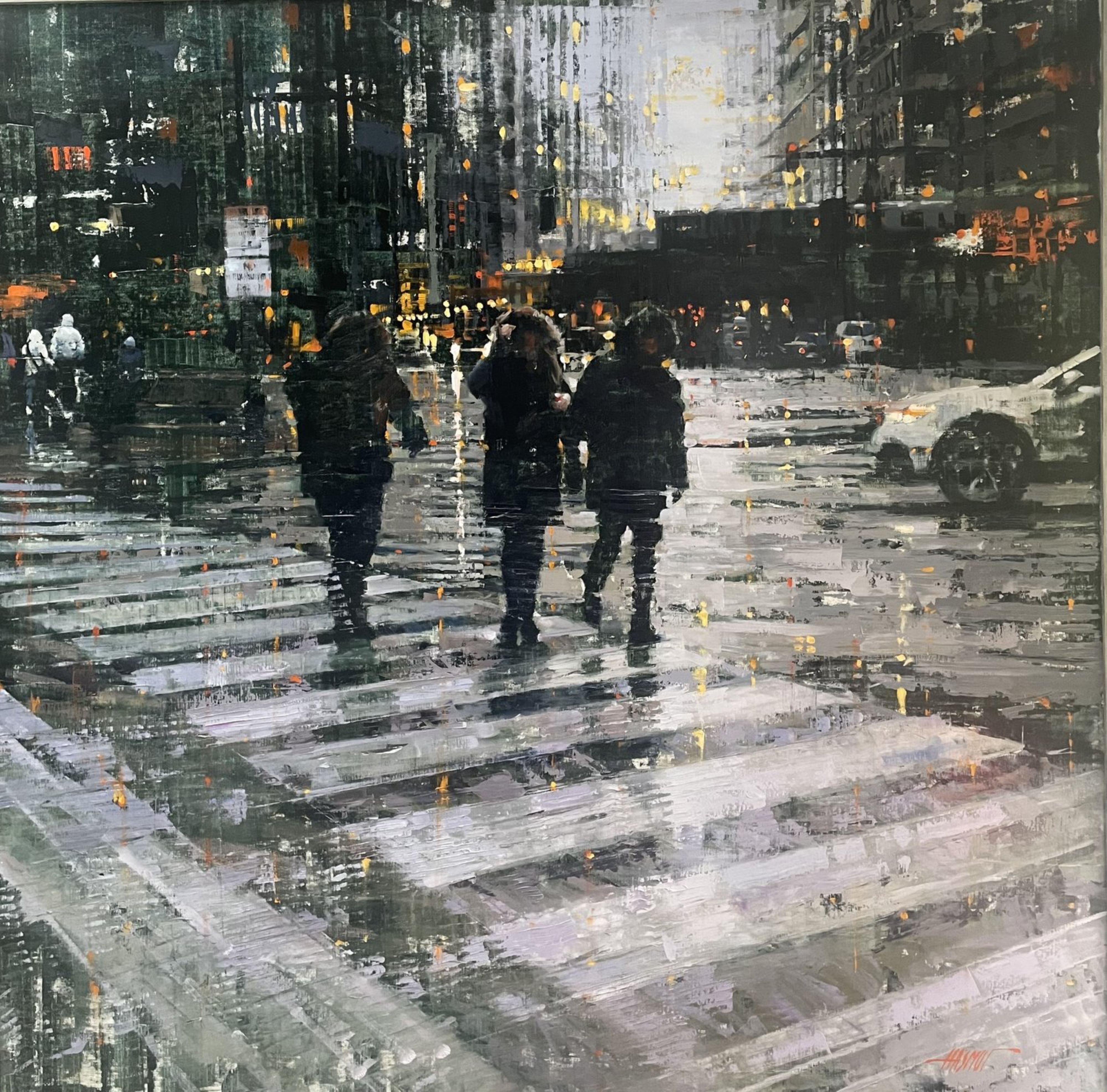 Rain Symphony - Painting by Ali Hasmut