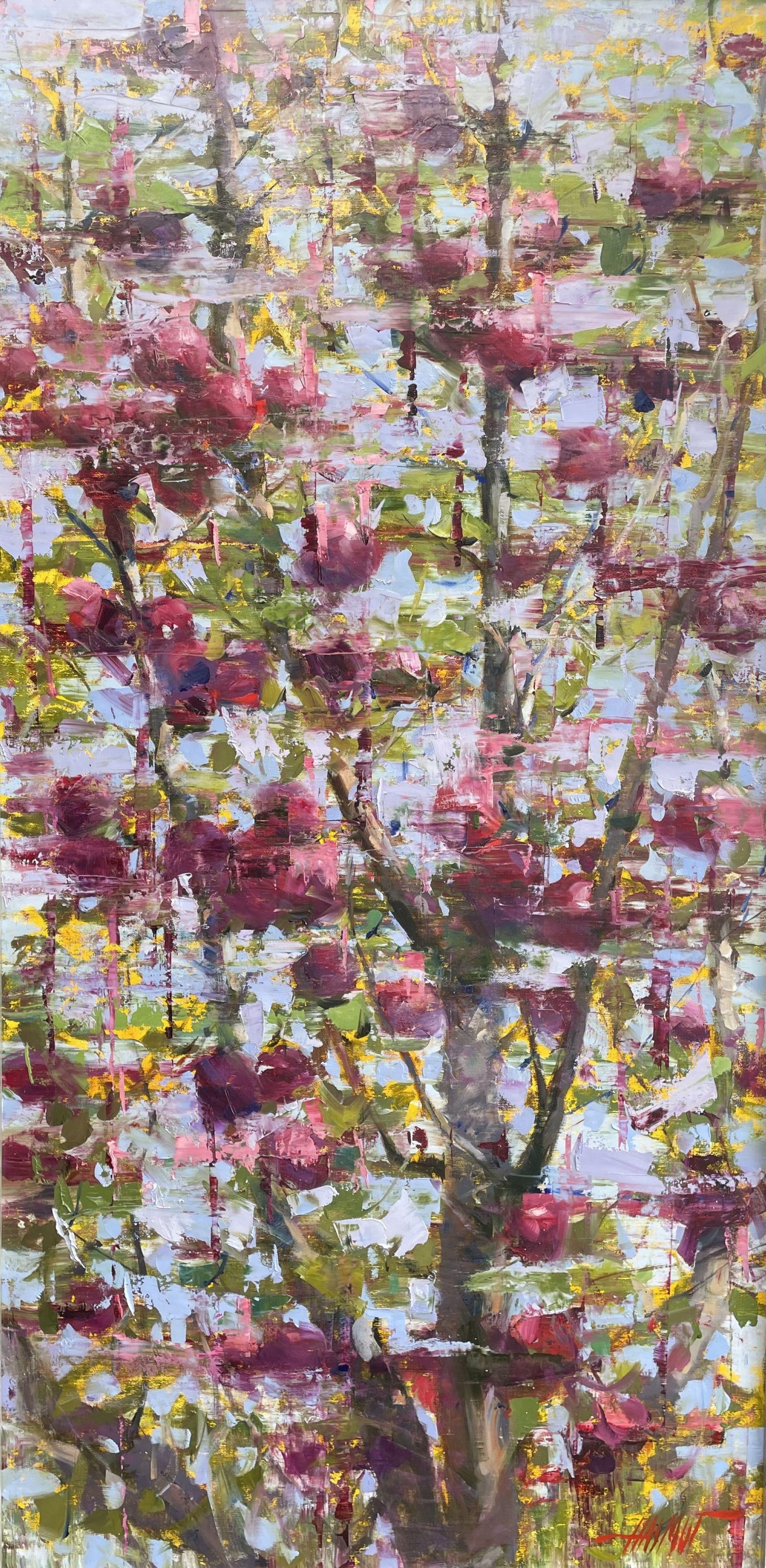 Cherry Blossom 2 - Painting by Ali Hasmut