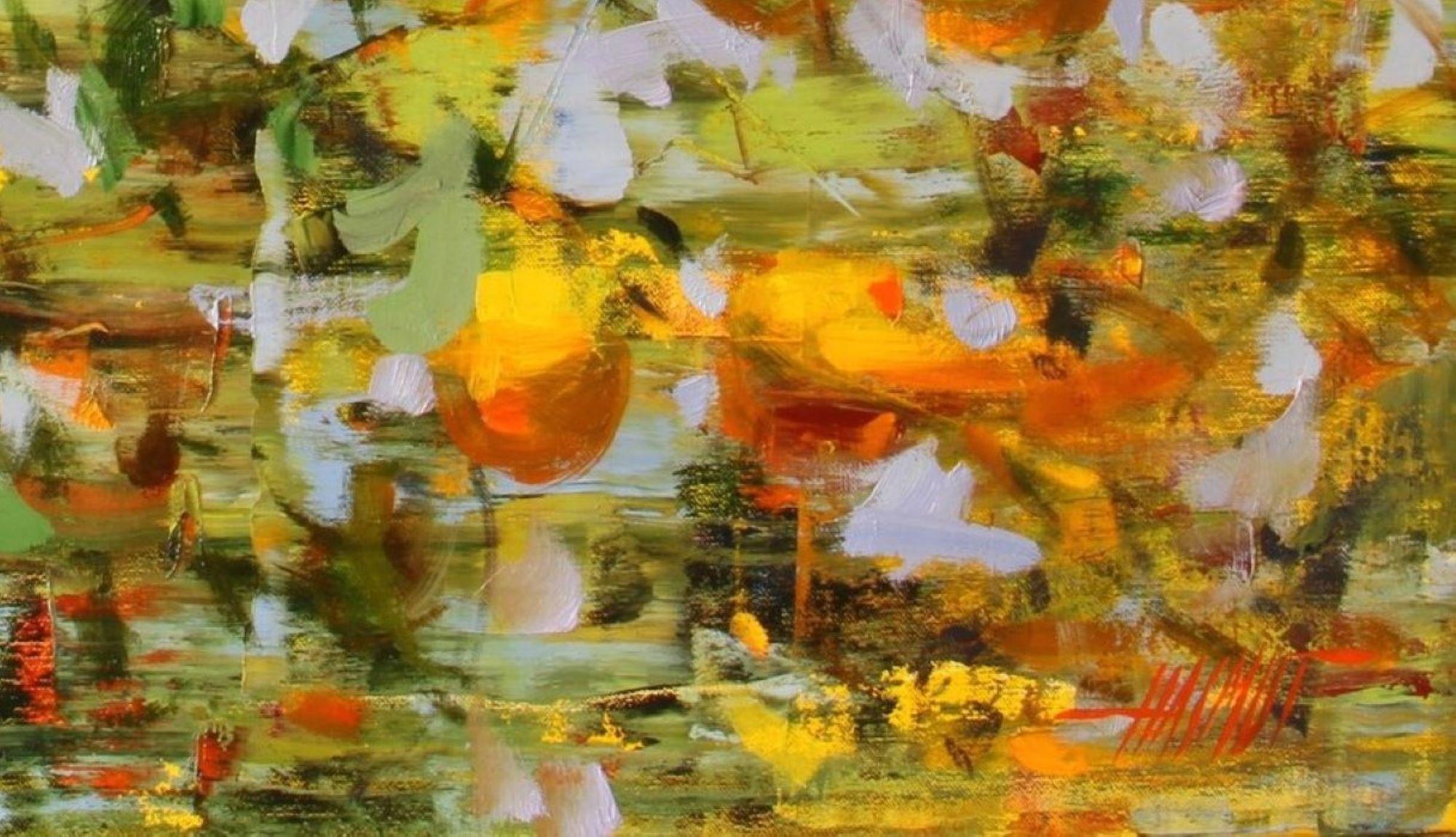 Orangen 2 (Abstrakter Impressionismus), Photograph, von Ali Hasmut