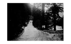 Whiting, grande échelle, paysage, tirage photographique noir et blanc sur toile