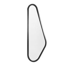 Customizable Black Matte Winged Wall Mirror,  Right Side - Ali Collection