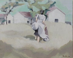 Nostalgie - Peinture, acrylique sur toile