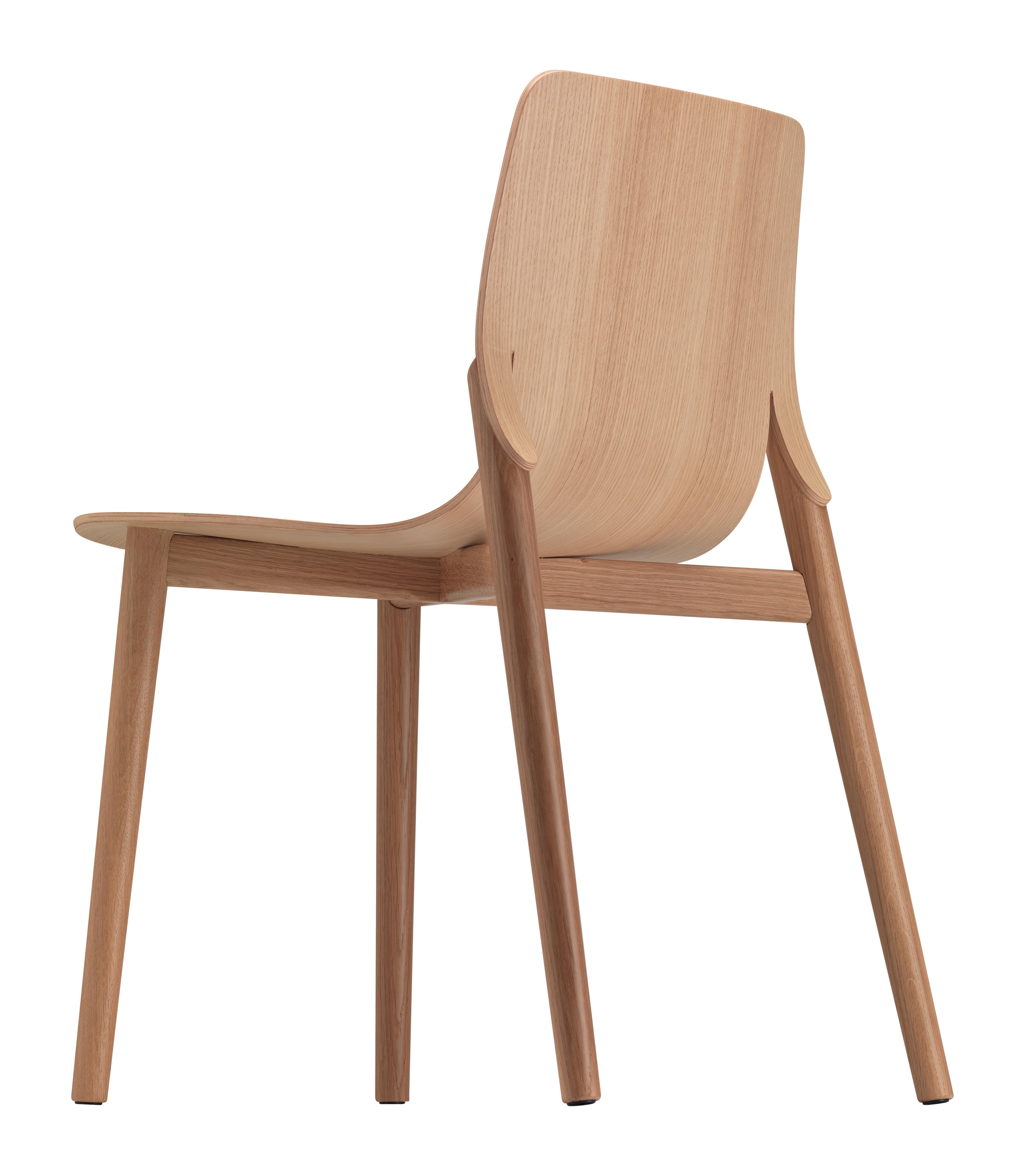 Alias 047 Kayak Chair in Natural Oak Seat and Frame by Patrick Norguet

Chair with solid oak or beech structure and Seat in curved oak or beech veneered plywood. Finishes: transparent varnish, walnut, dark oak, or coloured stains. On request, the